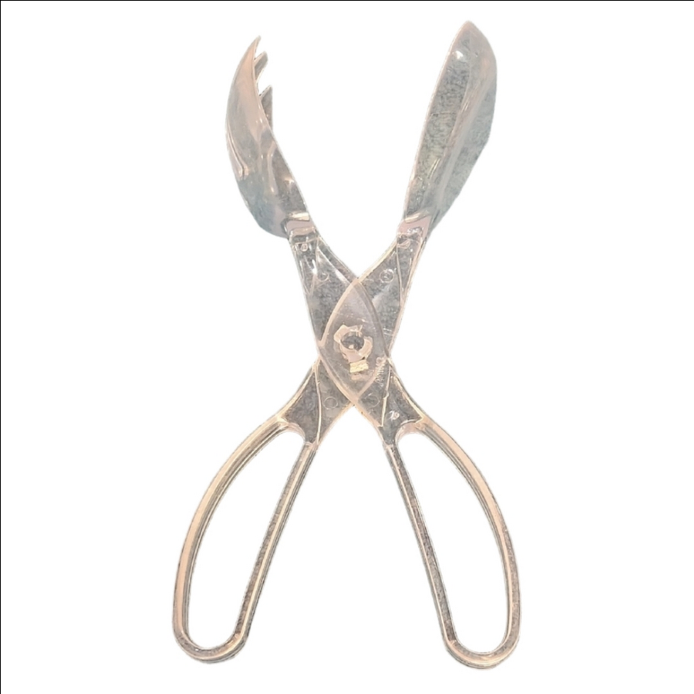 Clear Plastic Salad Tongs